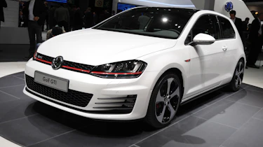 VW Golf GTI concept front three-quarters