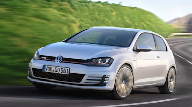 VW Golf GTI front action