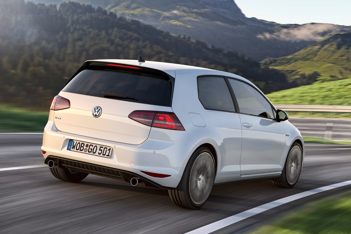 VW Golf GTI rear action