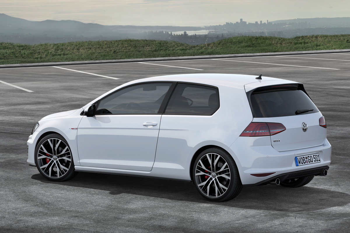 VW Golf GTI rear three-quarters