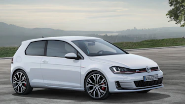 VW Golf GTI front three-quarters