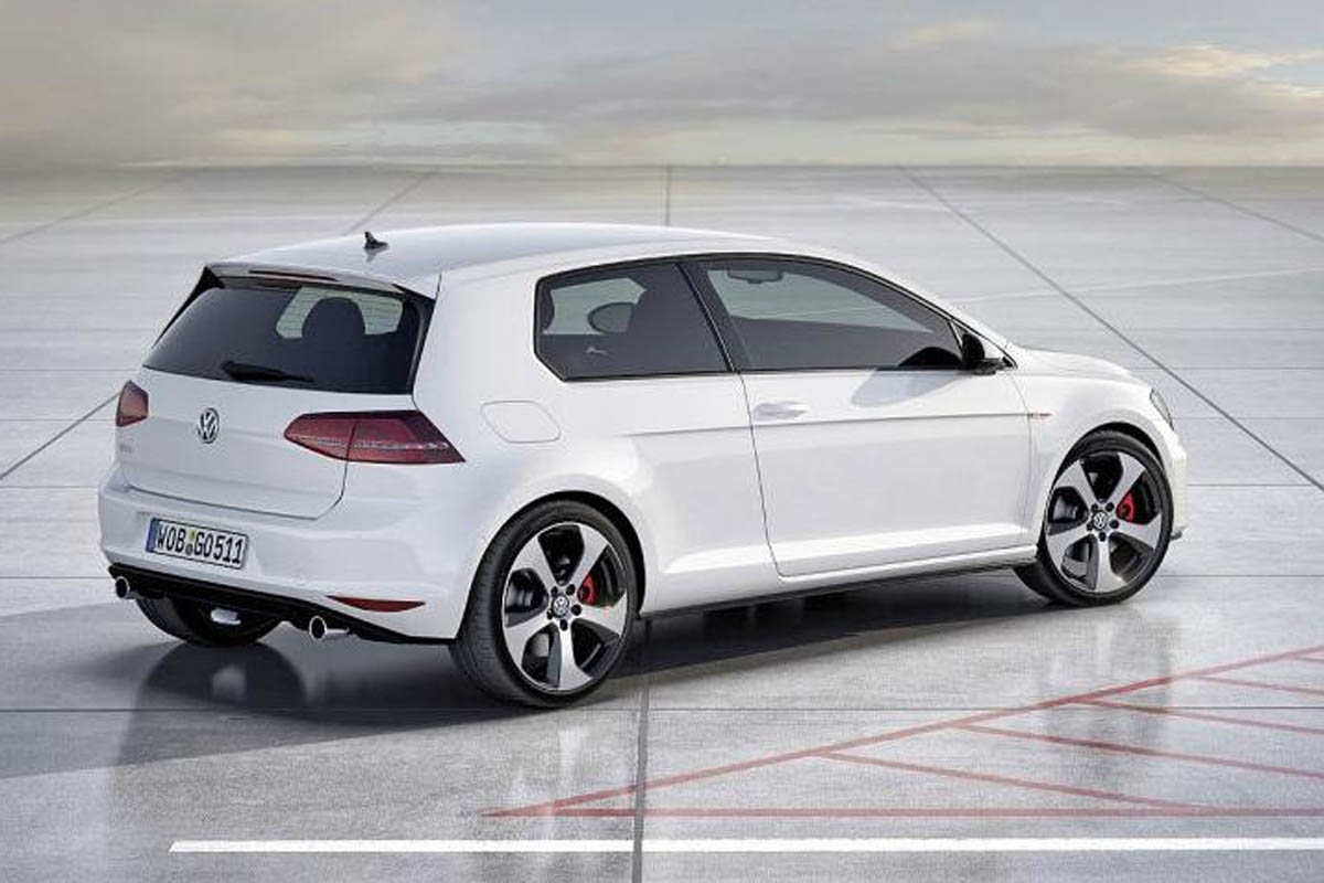 VW Golf GTI rear three-quarter