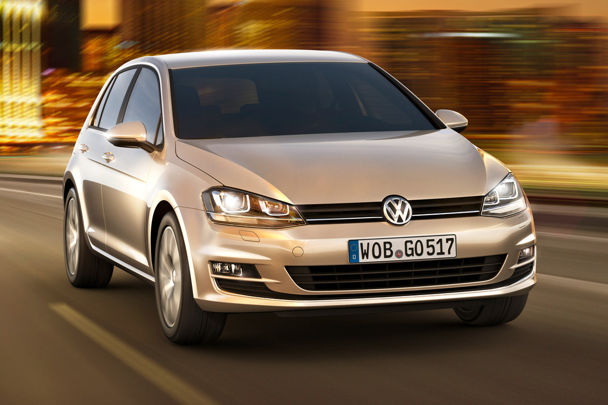 VW Golf Mk7 front driving