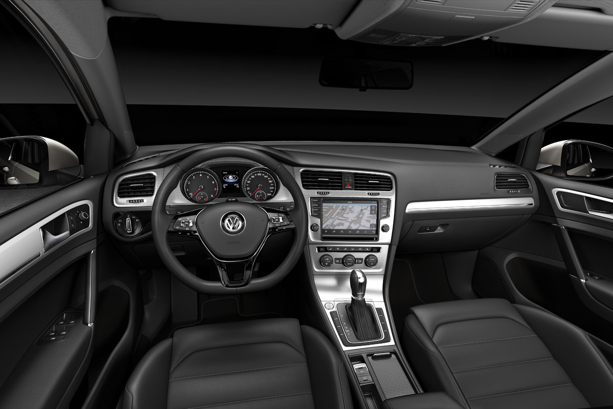 VW Golf Mk7 interior black