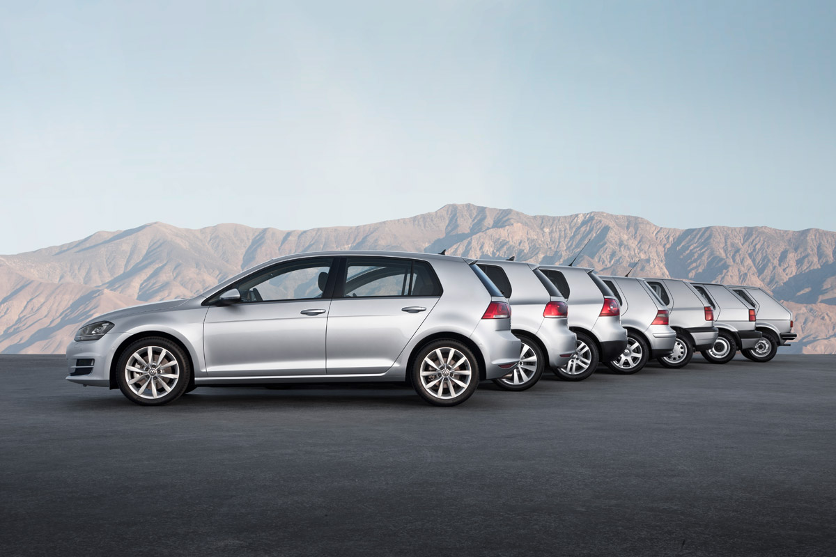 VW Golf range