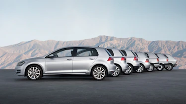 VW Golf range