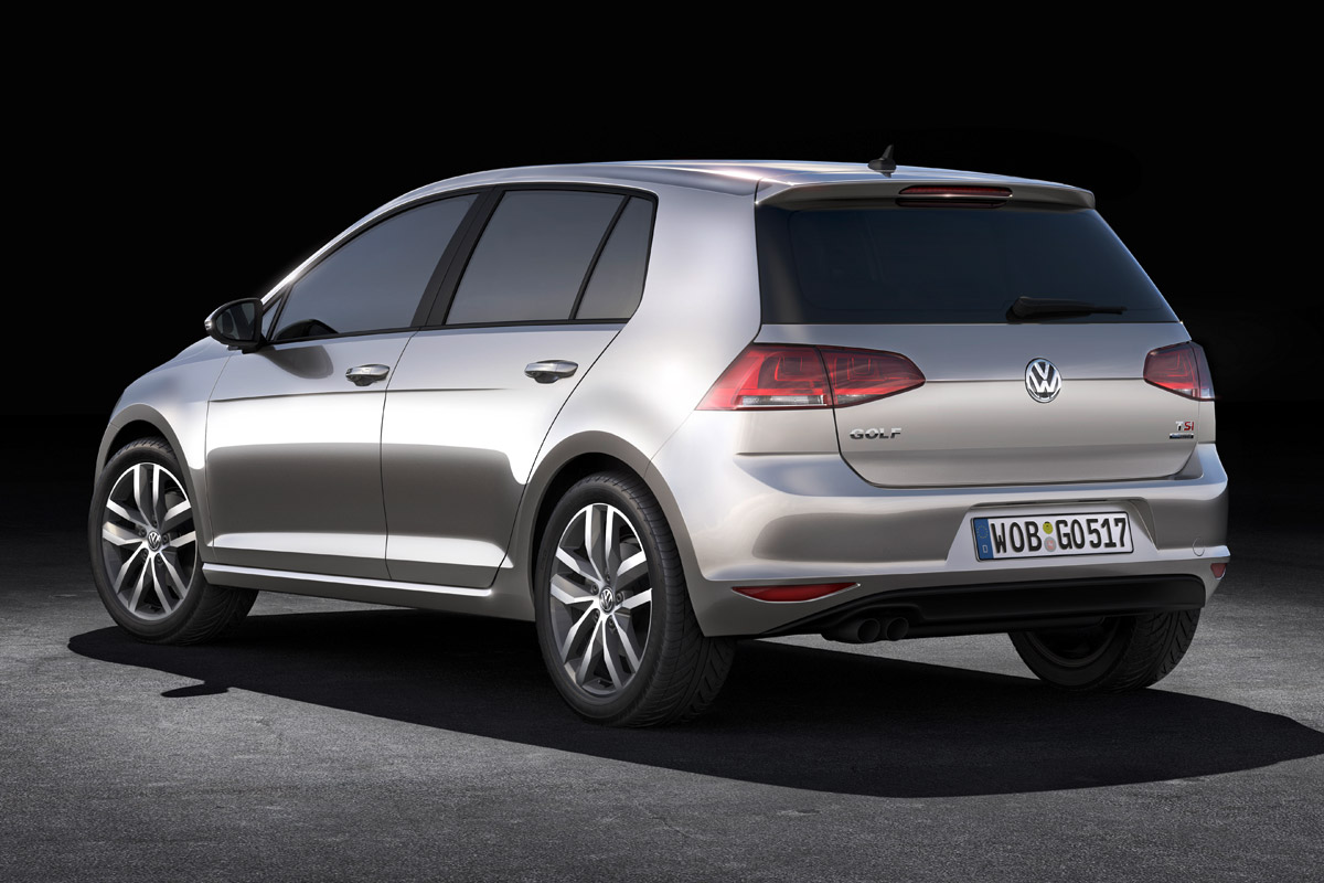 VW Golf Mk7 rear static grey