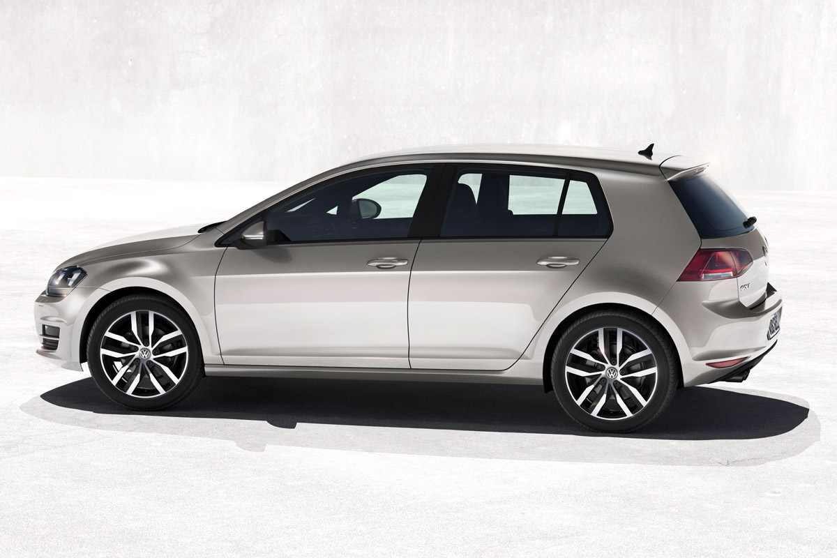VW Golf Mk7 side grey