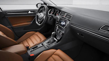 VW Golf Mk7 front tan interior
