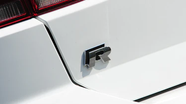 VW Golf R Cabriolet badge
