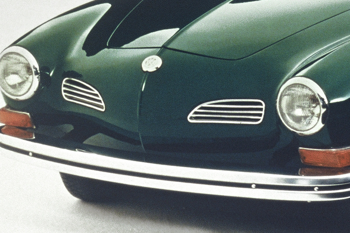 Volkswagen Karmann Ghia - another great parted moustache