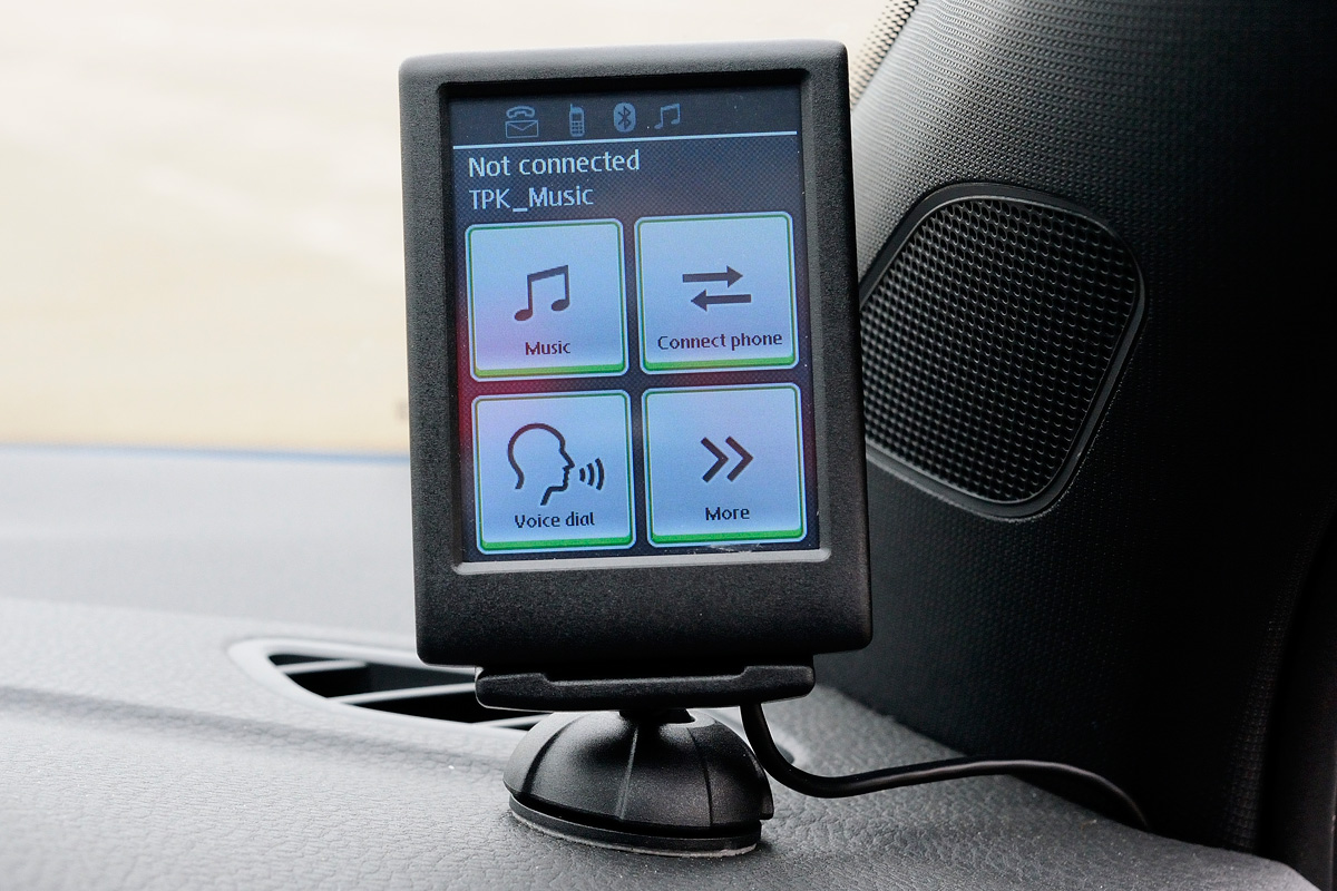 Volkswagen Polo BlueGT display