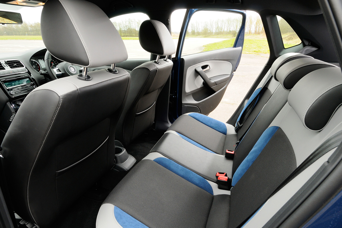Volkswagen Polo BlueGT rear seats