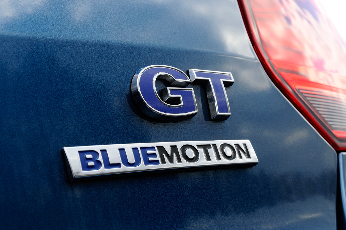 Volkswagen Polo BlueGT badge
