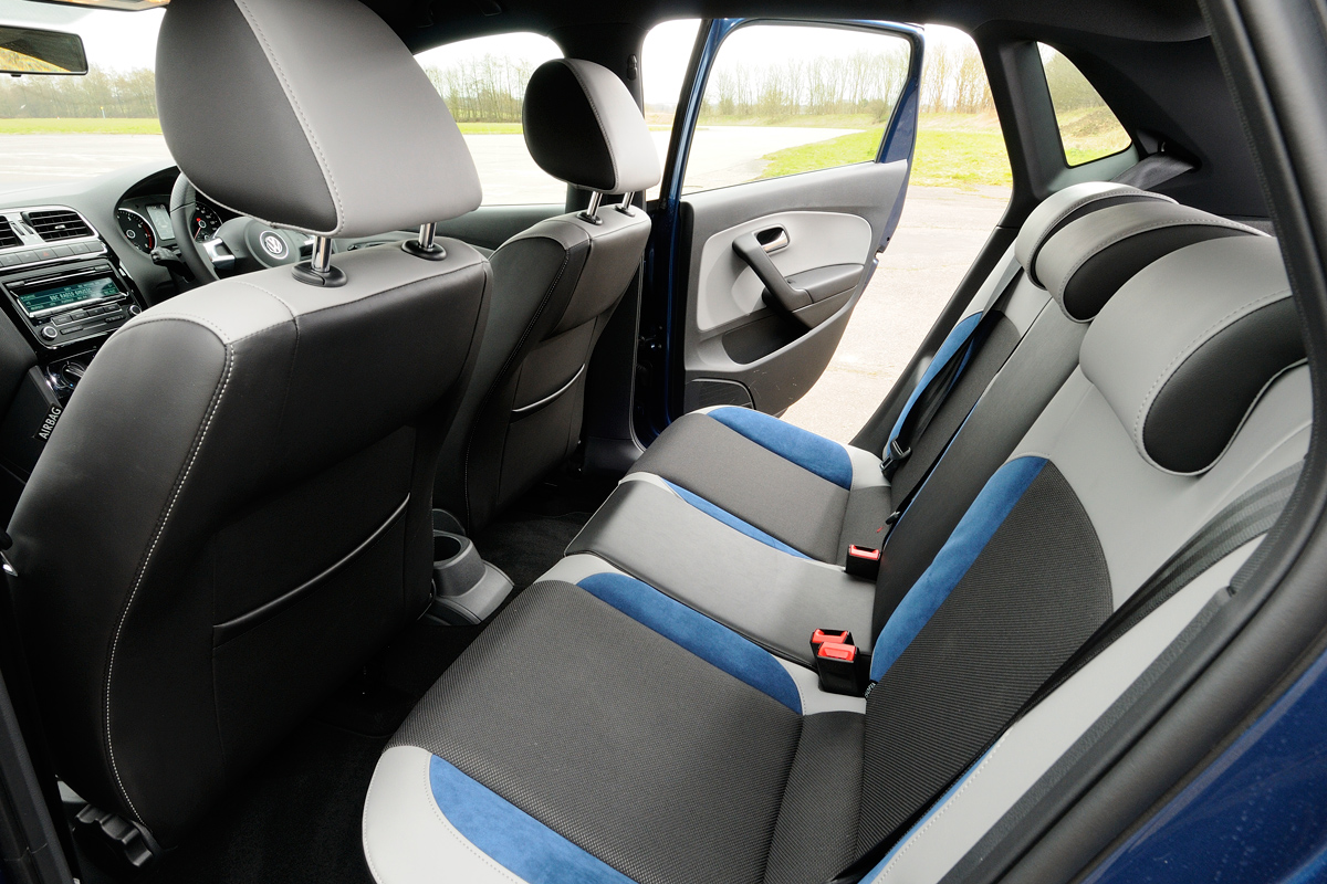 Volkswagen Polo BlueGT rear seats