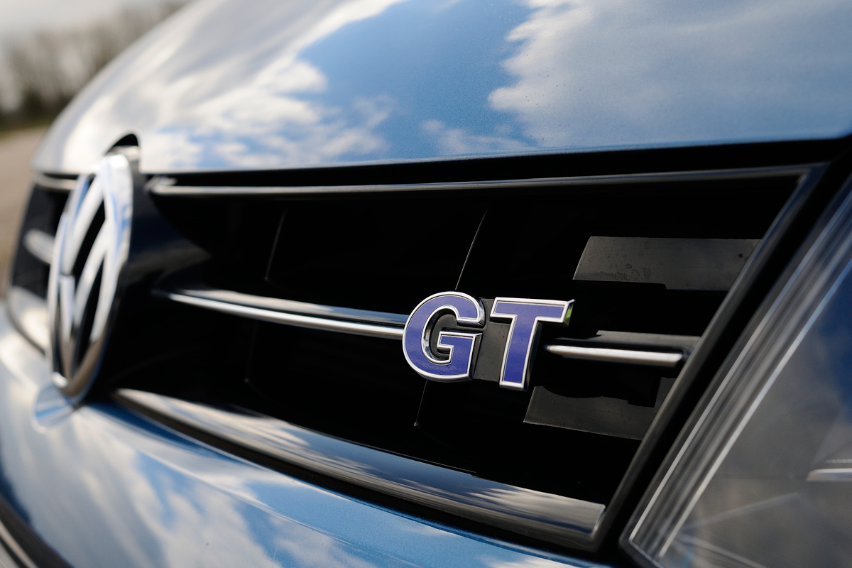 Volkswagen Polo BlueGT badge