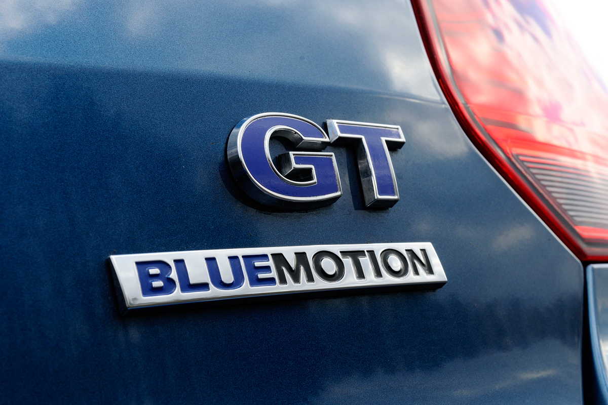 Volkswagen Polo BlueGT badge
