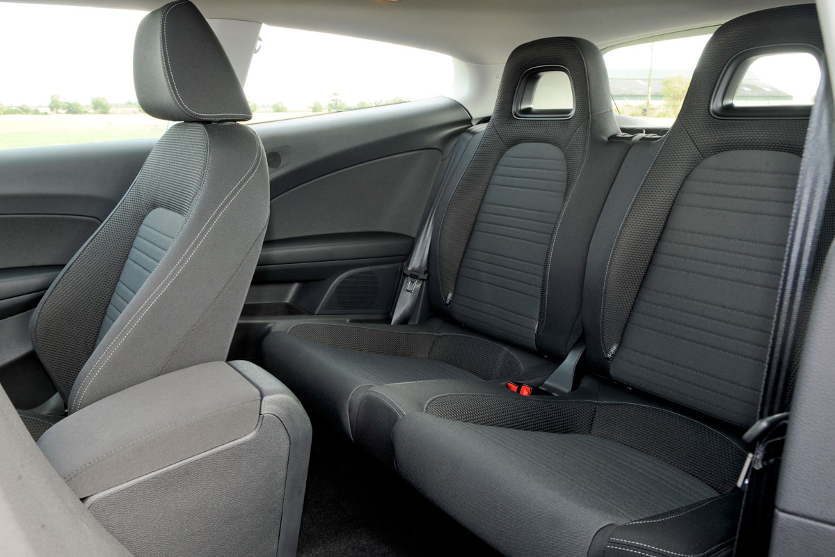 Volkswagen Scirocco rear seats
