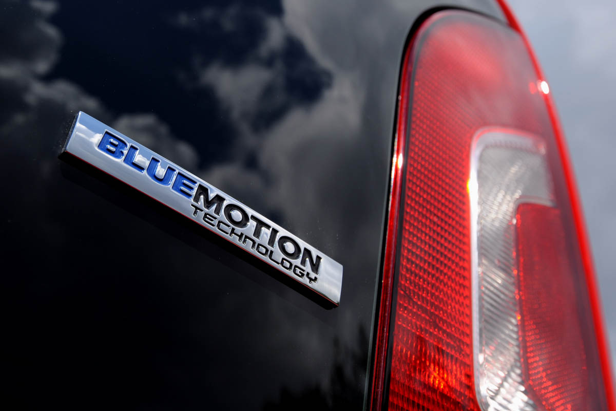 VW High up! BlueMotion badge