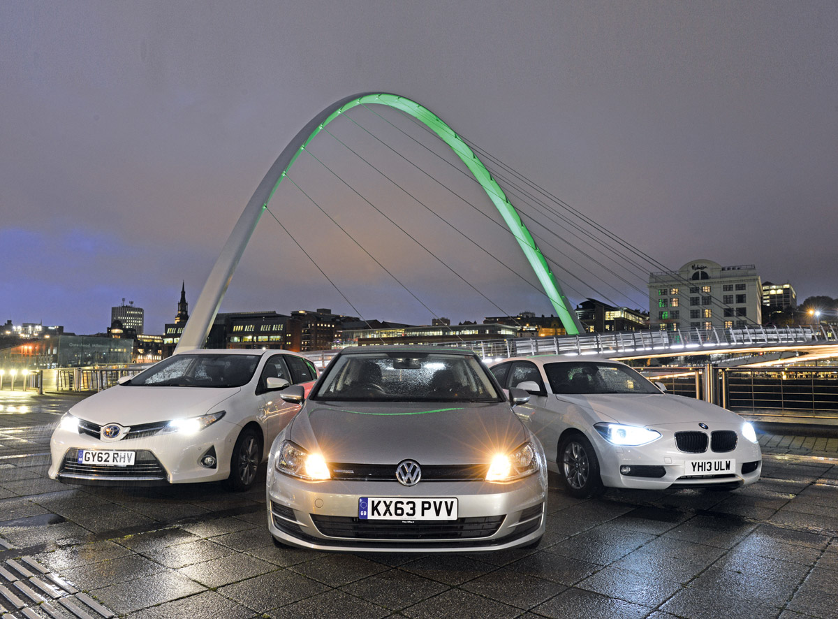 VW Golf Bluemotion vs rivals