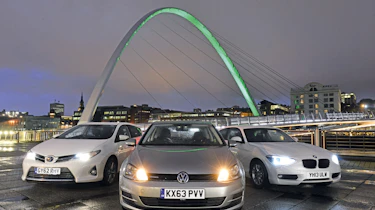 VW Golf Bluemotion vs rivals