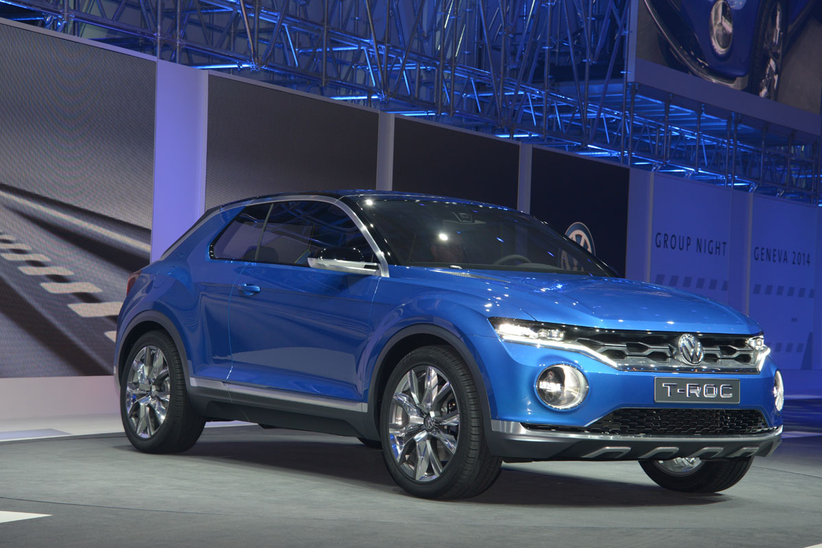 VW T ROC concept at Geneva front