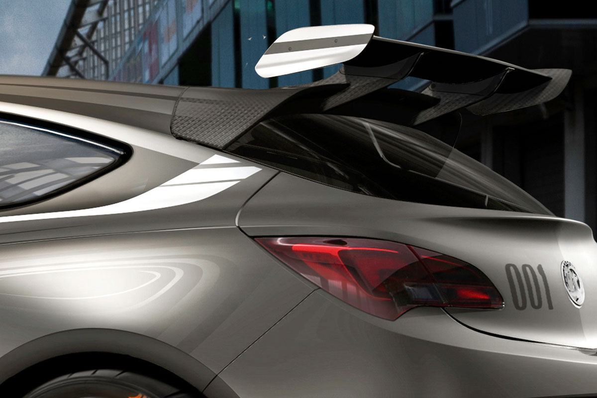 Vauxhall Astra VXR Extreme - wing