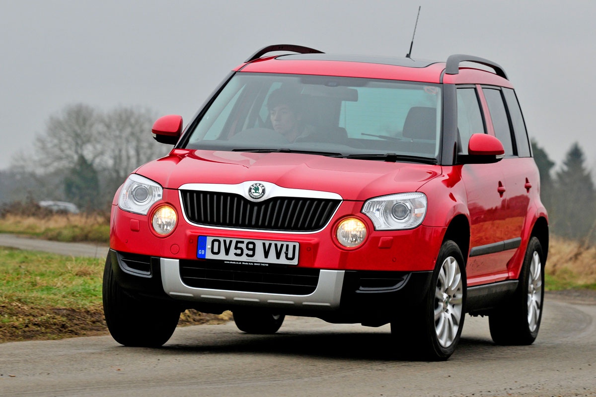 Skoda Yeti front cornering