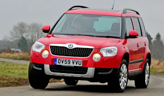 Skoda Yeti front cornering