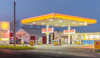 Fuel Finder: Petrol station header