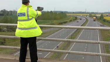 police speed gun