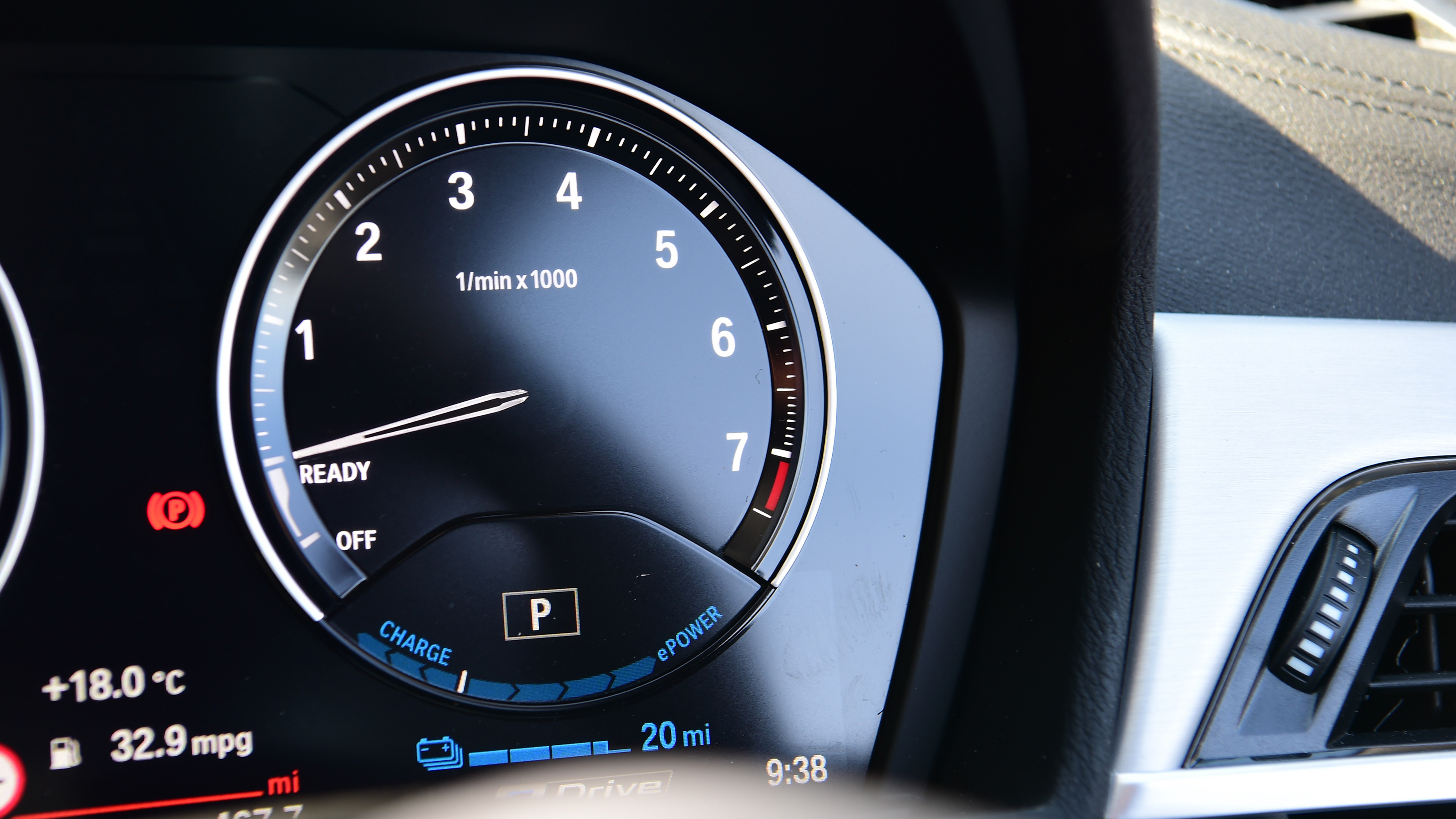 BMW X1 instruments