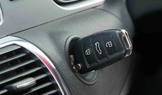 Key in ignition