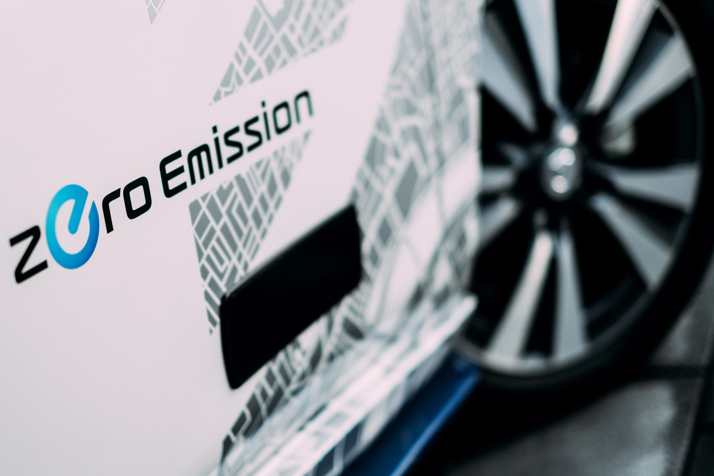 Zero emission car decal