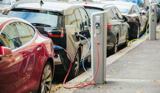 Electric car charging