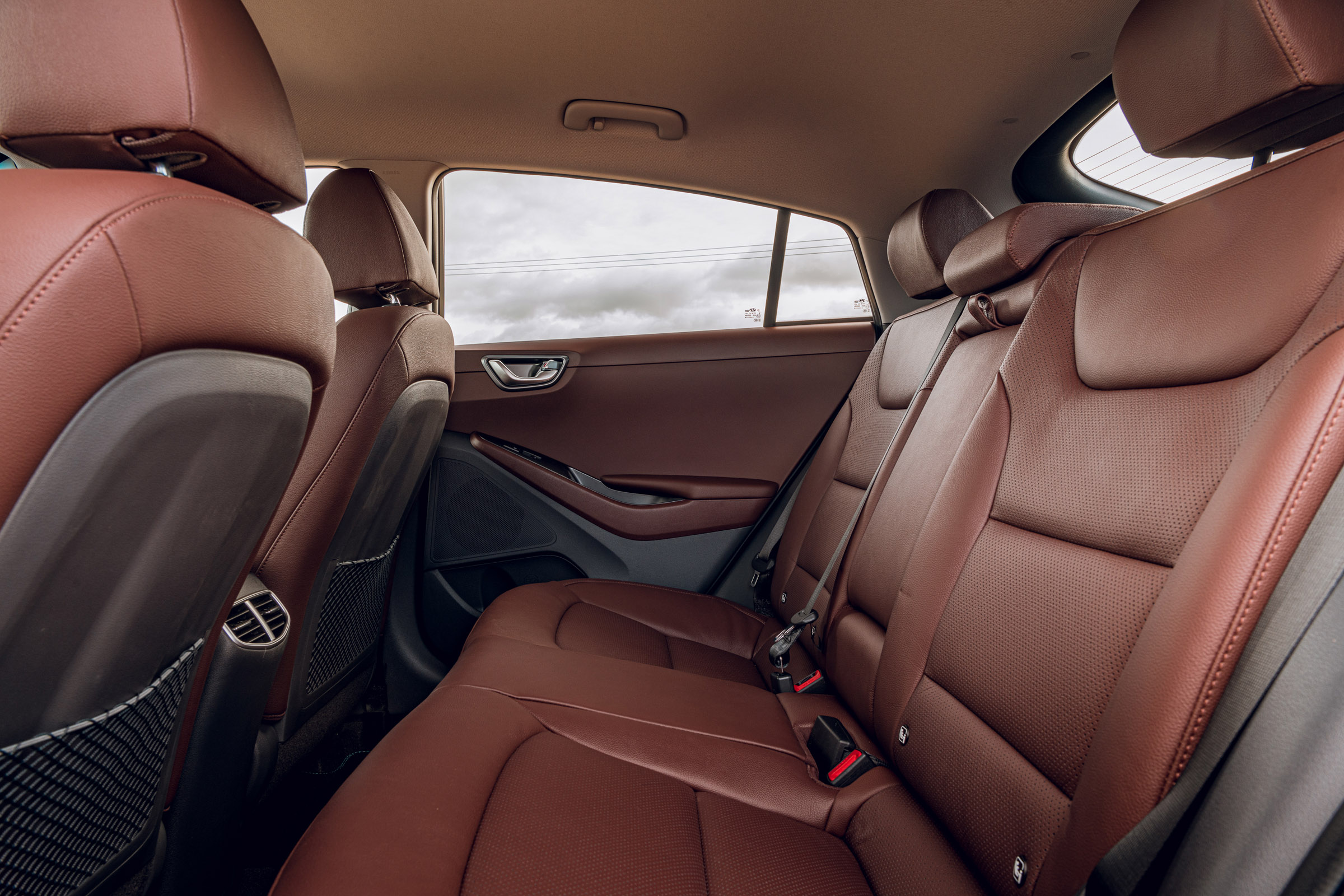 Hyundai Ioniq hybrid rear seats