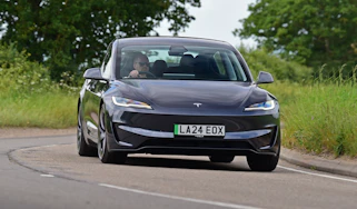 Tesla Model 3 - front cornering