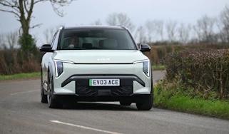 New Kia EV3 - front cornering