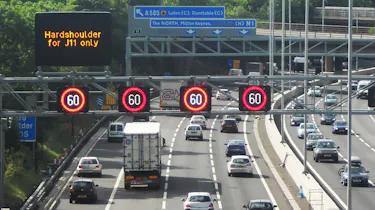 Motorway speed limit