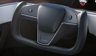 Tesla steering wheel