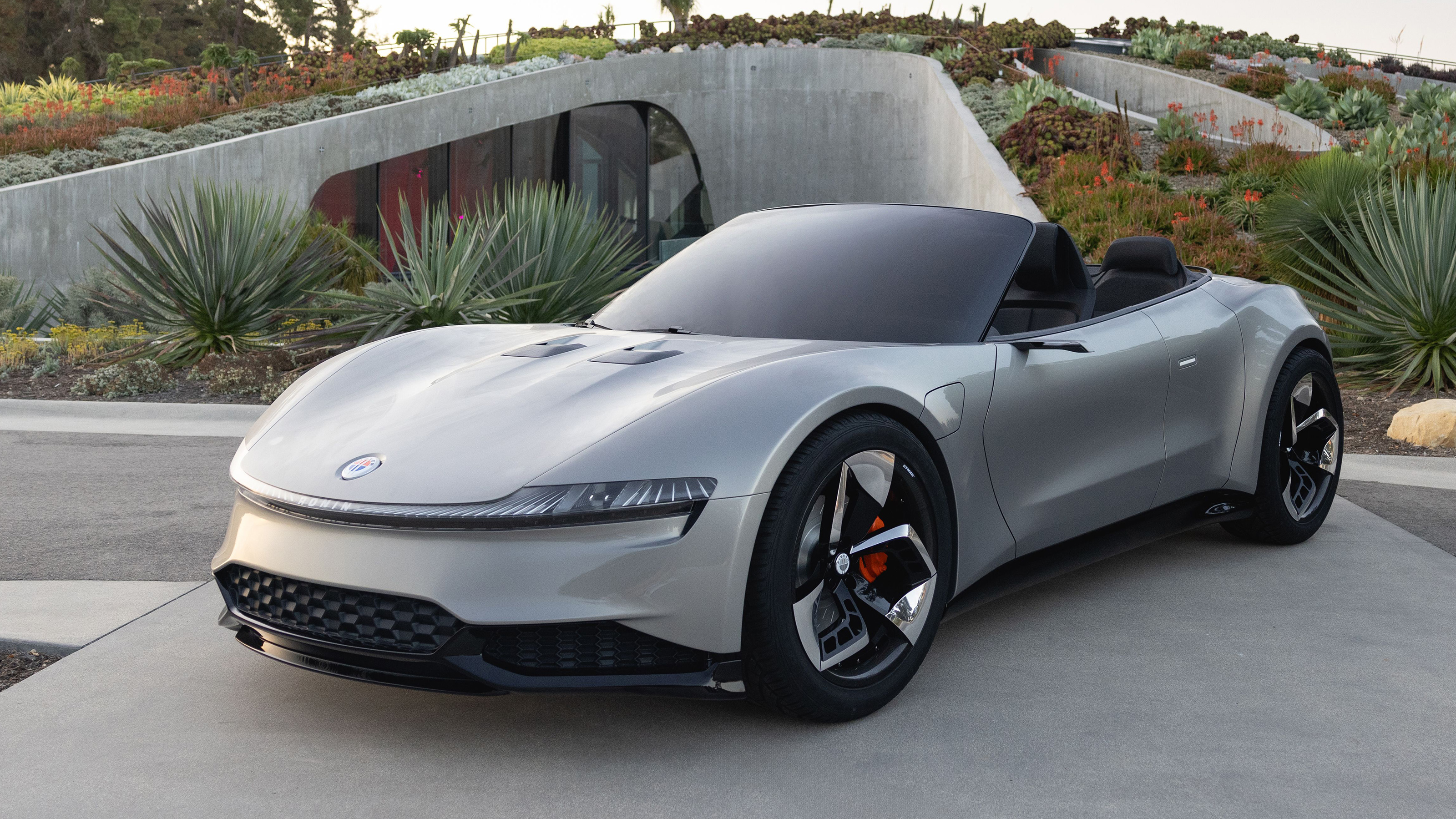 Fisker Ronin - roof down