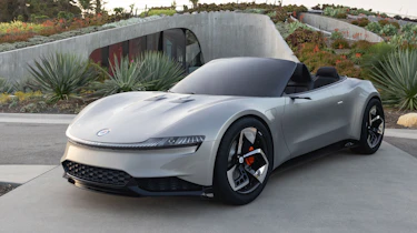 Fisker Ronin - roof down