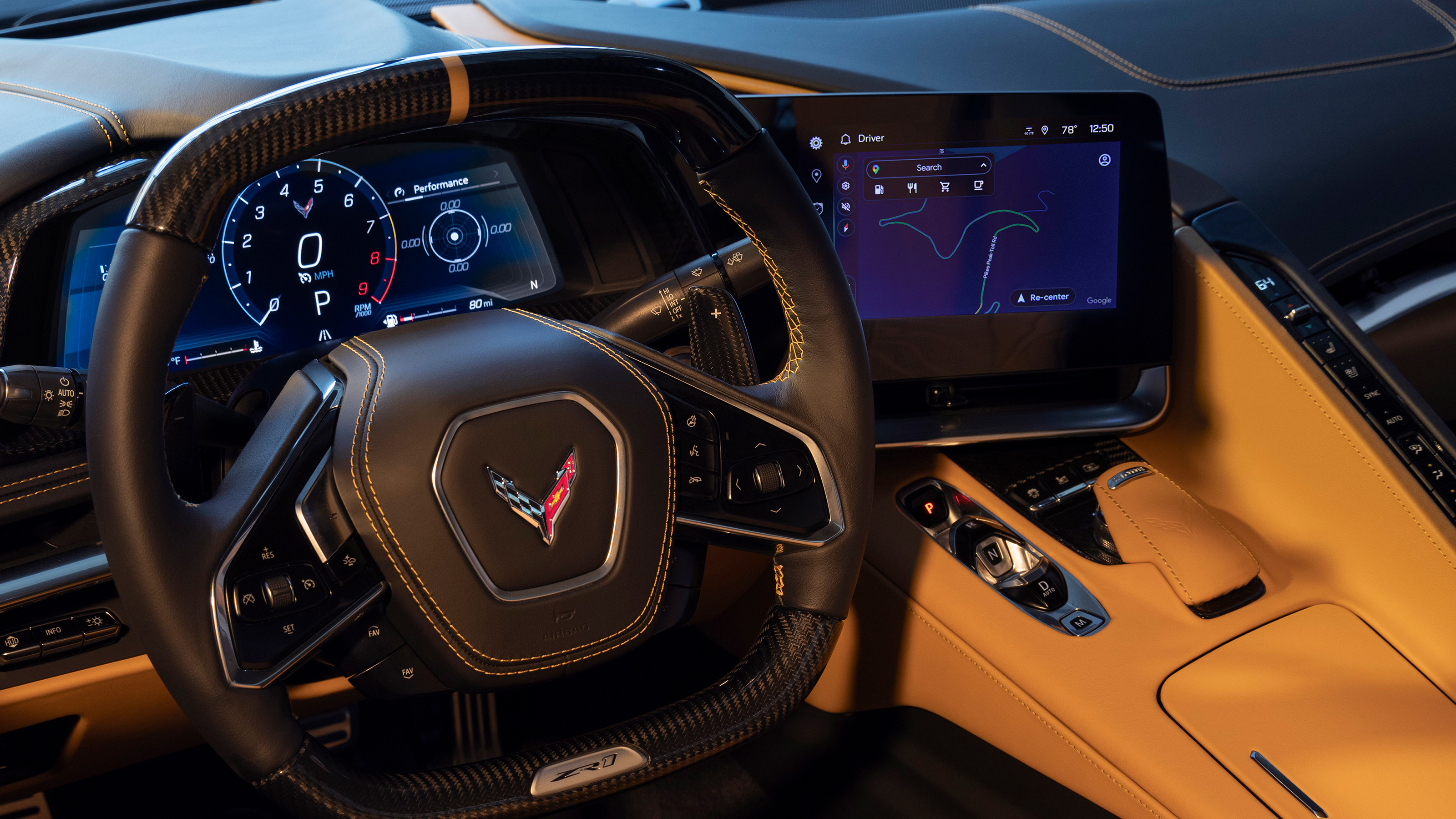 C8 Corvette ZR1 2024 steering wheel
