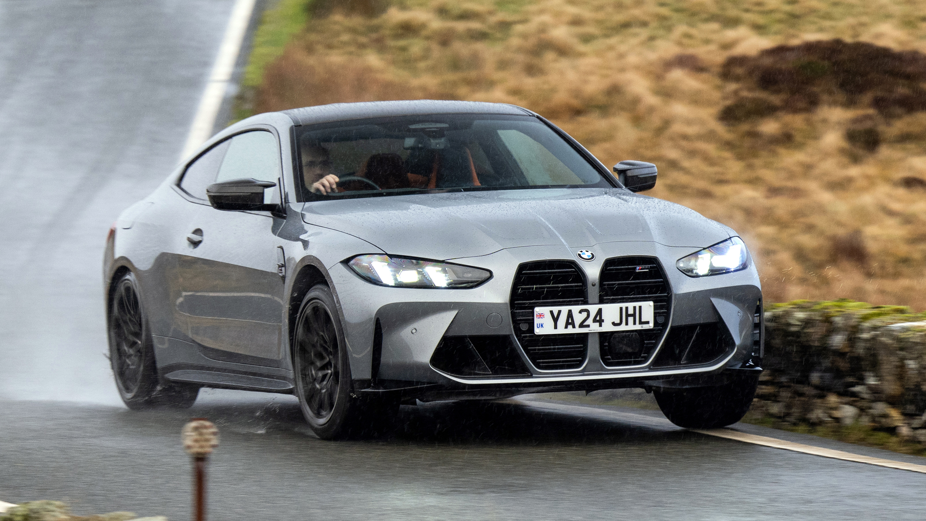 BMW M4 - front cornering 