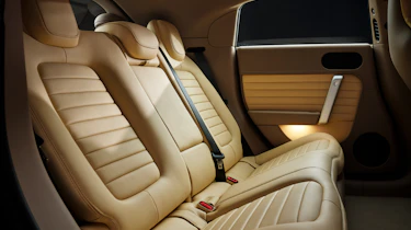 Ferrari Luce yellow rear seats