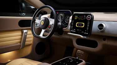 Ferrari Luce yellow interior