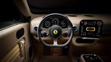Ferrari Luce yellow dash