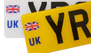 Illegal number plate