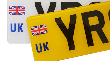 Illegal number plate