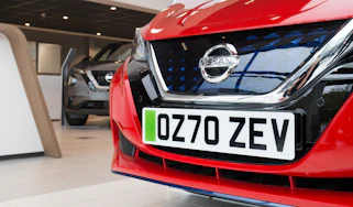 Green numberplate flash